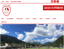 Tablet Screenshot of calcio.usprimiero.com